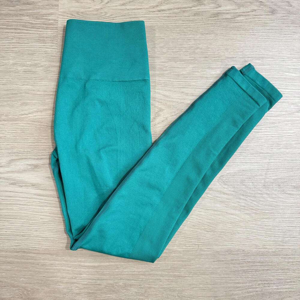 Spiritual Gangster Women's Green‎ Seamless Leggings XS/S Mint Green